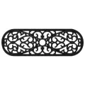 Marches d'escalier 5 pcs 25x75 cm caoutchouc