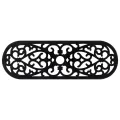 Marches d'escalier 5 pcs 25x75 cm caoutchouc