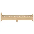 Cadre de lit chêne sonoma 100x200 cm bois d'ingénierie
