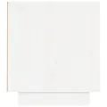 Meuble TV Blanc 140x35x40 cm Bois de pin massif