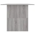 Table à dîner sonoma gris 180x90x76 cm bois d'ingénierie