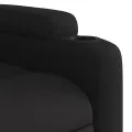 Fauteuil inclinable Noir Tissu