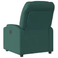 Fauteuil inclinable Vert foncé Tissu