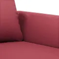 Fauteuil Rouge bordeaux 60 cm Similicuir