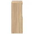 Armoire latérale avec lumières LED chêne sonoma