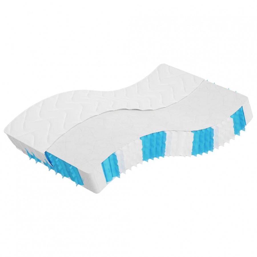 Matelas à ressorts ensachés dureté moyenne 140x190 cm