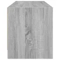 Meuble TV avec portes en verre sonoma gris 102x37x42 cm