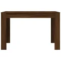 Table à dîner Chêne marron 120x60x76 cm bois d'ingénierie