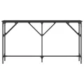 Table console noir 140x23x75 cm bois d'ingénierie