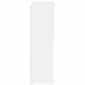 Meuble TV avec lumières LED blanc 40,5x30x102 cm