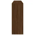 Buffet avec lumières LED chêne marron 162x37x100 cm