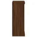 Buffet avec lumières LED chêne marron 41x37x100 cm