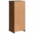 Buffet avec lumières LED chêne marron 41x37x100 cm