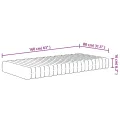 Matelas en mousse pour enfants moyennement doux 80x160 cm