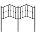 Tête de lit métal noir 120 cm