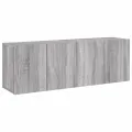 Meubles TV muraux 2 pcs sonoma gris 60x30x41 cm