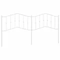 Tête de lit métal blanc 200 cm