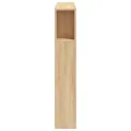 Tête de lit à LED chêne sonoma 100x18,5x103,5cm bois ingénierie