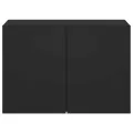 Meuble TV mural noir 60x30x41 cm