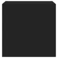 Meubles TV muraux avec lumières LED 2 pcs noir 40,5x35x40 cm