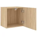 Meuble TV mural chêne sonoma 40,5x30x40 cm bois d'ingénierie
