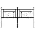 Tête de lit métal noir 160 cm