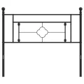 Tête de lit métal noir 107 cm