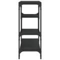 Table console noir 100x30x75 cm bois d'ingénierie