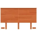 Tête de lit cire marron 135 cm bois massif de pin