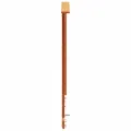 Tête de lit cire marron 135 cm bois massif de pin