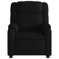 Fauteuil inclinable Noir Tissu