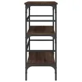 Table console chêne marron 100x32x75 cm bois d'ingénierie
