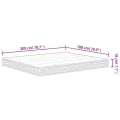 Matelas à ressorts bonnell moyen 180x200 cm