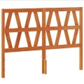 Tête de lit cire marron 160 cm bois massif de pin
