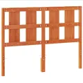 Tête de lit cire marron 135 cm bois massif de pin