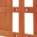 Tête de lit cire marron 135 cm bois massif de pin