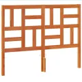 Tête de lit cire marron 135 cm bois massif de pin