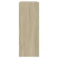 Armoire à chaussures chêne sonoma 60x21x57 cm bois d'ingénierie