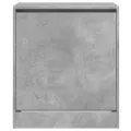 Armoire à chaussures gris béton 60x42x69 cm bois d'ingénierie