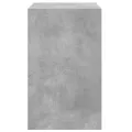 Armoire à chaussures gris béton 60x42x69 cm bois d'ingénierie