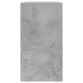 Armoire à chaussures gris béton 80x34x63 cm bois d'ingénierie