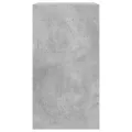 Armoire à chaussures gris béton 60x34x63,5 cm bois d'ingénierie