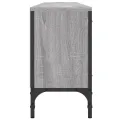 Meuble TV à tiroir sonoma gris 200x25x44 cm bois d'ingénierie