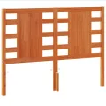 Tête de lit cire marron 135 cm bois massif de pin