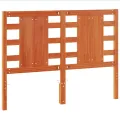 Tête de lit cire marron 135 cm bois massif de pin