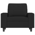 Fauteuil Noir 60 cm Tissu