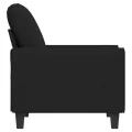 Fauteuil Noir 60 cm Tissu