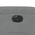 Fauteuil inclinable électrique Gris clair Tissu