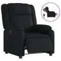 Fauteuil inclinable électrique Noir Similicuir