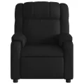 Fauteuil inclinable électrique Noir Similicuir
